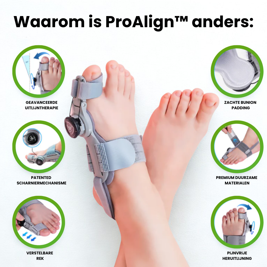 ProAlign™ – Zachte Hallux Valgus Pijnverlichting En Correctie