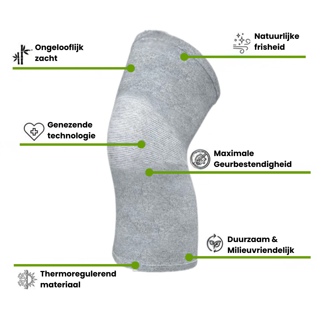 BambooFlex™ – Premium Bamboe Kniebandage Tegen Pijn
