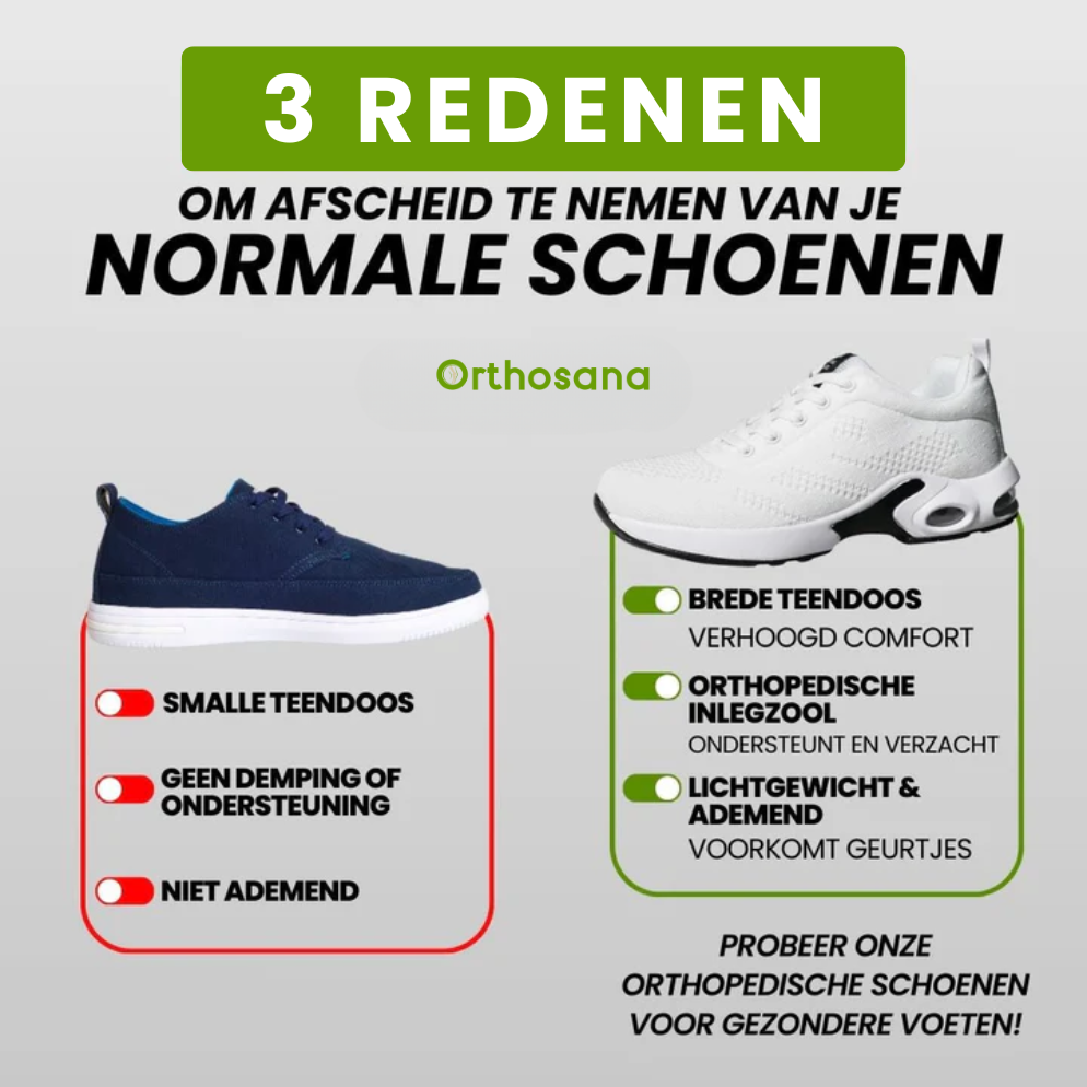 OrthoFit™ – Ergonomische Pijnverlichtende Schoenen (Koop 1, krijg 1 GRATIS!)