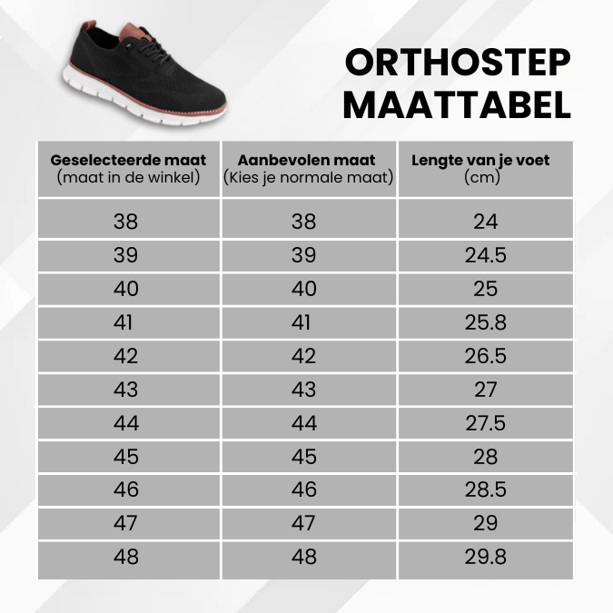 OrthoStep™ – Ultiem Comfortabele & Pijnverlichtende Schoenen (Koop 1, krijg 1 GRATIS!)