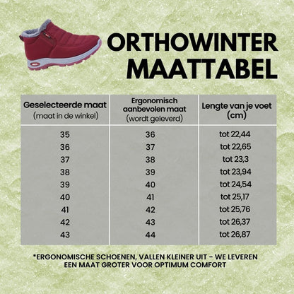 OrthoWinter - ergonomische, waterdichte, geïsoleerde schoenen voor herfst en winter