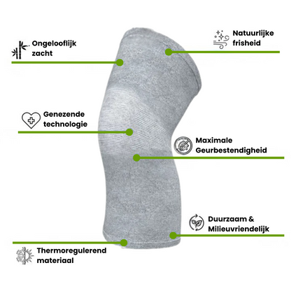 BambooFlex™ – Premium Bamboe Kniebandage Tegen Pijn